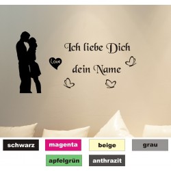 Wandtattoo Valentinstag Liebe Love 01 Sprüche Wandaufkleber Wandbild Sticker
