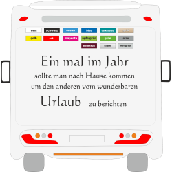 Aufkleber Urlaub Spruch Zitat Wohnmobil Wohnwagen Camping Reisen  Sticker 01