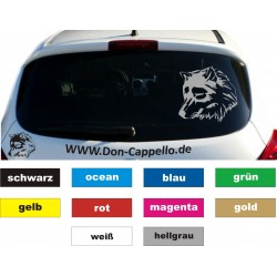 Wolf Auto Aufkleber Sticker...
