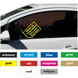 2 x Nicht zu verkaufen Bitte kein Kärtchen Auto Aufkleber Beschriftung Sticker