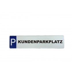 Kundenparkplatz Parkplatzschild Privatparkplatz Schild Parken 460 x 110 mm