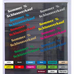 2 x Schriftzug 2 Zeilen...