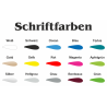 Schriftzug 4 Zeilen Autobeschriftung Text Aufkleber Werbung bis 60 cm Breite