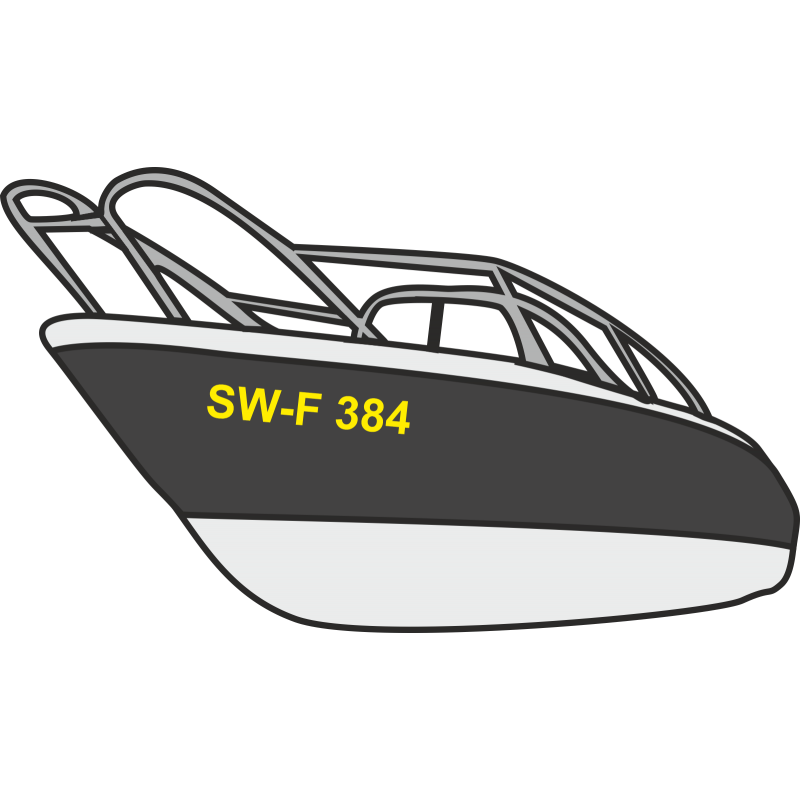Bootskennzeichen Kennzeichen Amtliche anerkannte Kennzeichnung für Boote