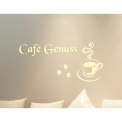 Wandtattoo Cafè Genuss...