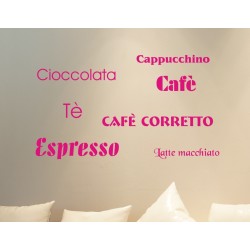 Wandtattoo Cafè Espresso...