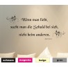 Wandtattoo Zitat Liebe 03 Sprüche Wandaufkleber Wandsticker Wandbild Sticker